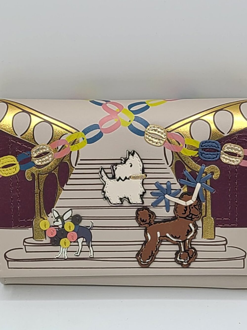 Radley London Party Pals in Light Beige Wallet